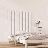 Wandhoofdbord 95,5x3x90 cm massief grenenhout wit - thumbnail