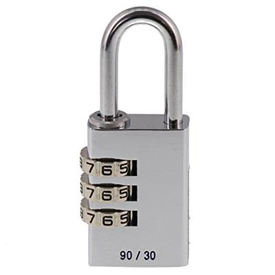 Burg Wächter 3641 Hangslot 30.20 mm Aluminium-zilver (chroom) Cijferslot