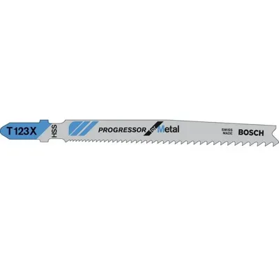 Bosch Accessoires decoupeerzaagblad t 123 xf progressor for metal 3st - 2608638472