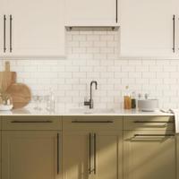 Handvatten 20 st 320 mm roestvrij staal zwart - thumbnail