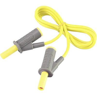 VOLTCRAFT MSB-501 Veiligheidsmeetsnoer Banaanstekker 4 mm Banaanstekker 4 mm 1.00 m Geel 1 stuk(s) VOLTCRAFT MSB-501 Veiligheidsmeetsnoer Banaanstekker 4 mm Banaanstekker 4 mm 1.00 m Geel 1 stuk(s)