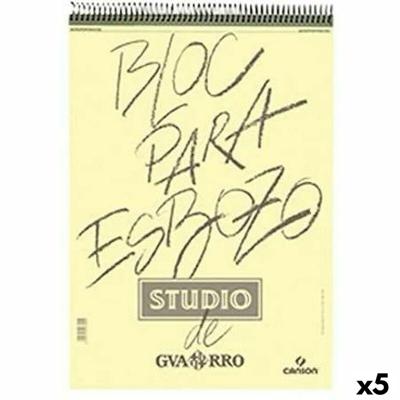 Tekenblok Canson A5 50 Lakens (5 Stuks)