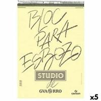 Tekenblok Canson A5 50 Lakens (5 Stuks) - thumbnail