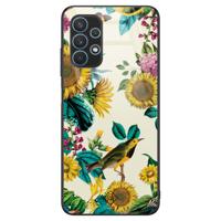 Samsung Galaxy A32 5G glazen hardcase - Sunflowers - thumbnail