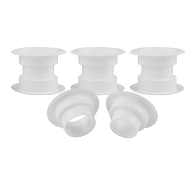 Rond Deurrooster Ø40mm - Kunststof Wit