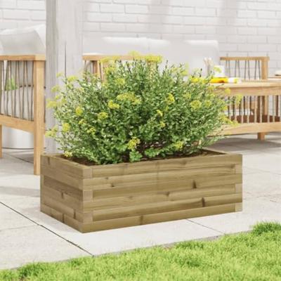 VidaXL Plantenbak 70x40x23 cm geïmpregneerd grenenhout