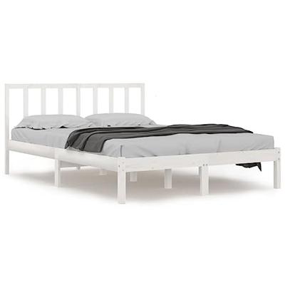 Bedframe massief grenenhout wit 140x200 cm Bedframe massief grenenhout wit 140x200 cm