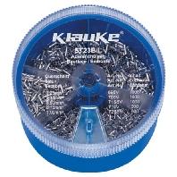 Klauke ST23B Assortiment adereindhulzen 0.25 mm², 0.34 mm², 0.5 mm², 0.75 mm², 1 mm² Ongeïsoleerd Zilver 4000 onderdelen