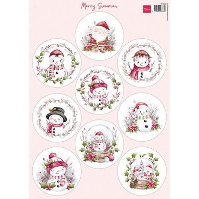 Marianne Design • knipvel merry snowmen