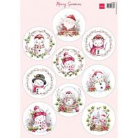 Marianne Design • knipvel merry snowmen - thumbnail