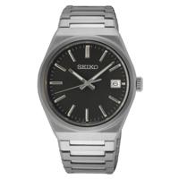 Seiko SUR557P1 Horloge staal zilverkleurig-zwart 39,0 mm - thumbnail