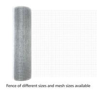 VidaXL Gelaste draadhek zilver 0.4 x 25 m - thumbnail