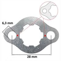 Borg voortandwiel Derbi Euro 2 - thumbnail