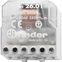 Finder 26.01.8.024.0000 Stroomstootschakelaar Inbouw 1x NO 24 V/AC 10 A 2500 VA 1 stuk(s) - thumbnail