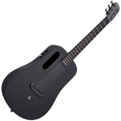 LAVA Music ME Air Carbon Space Black elektrisch-akoestische westerngitaar met AirFlow bag
