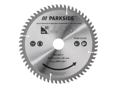 PARKSIDE Cirkelzaagblad 210 mm (Zaagblad (TR-F), 60 tanden)