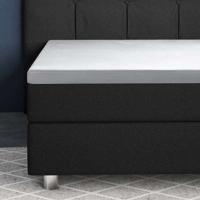 Primaviera Deluxe Topper Satijn Hoeslaken Bruin 180 x 220 - thumbnail