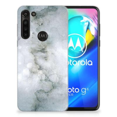 Smartphone hoesje Motorola Moto G8 Power Painting Grey Smartphone hoesje Motorola Moto G8 Power Painting Grey
