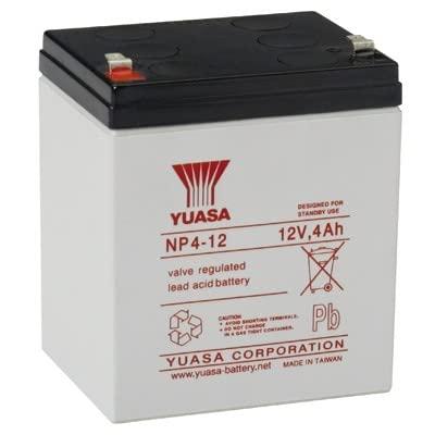 Yuasa NP4-12 Loodaccu 12 V 4 Ah Loodvlies (AGM) (b x h x d) 90 x 106 x 70 mm Kabelschoen 4.8 mm Onderhoudsvrij Yuasa NP4-12 Loodaccu 12 V 4 Ah Loodvlies (AGM) (b x h x d) 90 x 106 x 70 mm Kabelschoen 4.8 mm Onderhoudsvrij