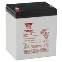 Yuasa NP4-12 Loodaccu 12 V 4 Ah Loodvlies (AGM) (b x h x d) 90 x 106 x 70 mm Kabelschoen 4.8 mm Onderhoudsvrij - thumbnail