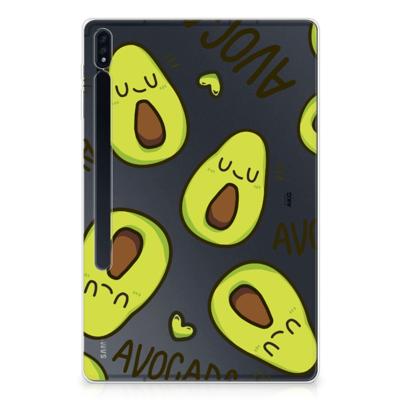 Samsung Galaxy Tab S7 Plus | S8 Plus Tablet Back Cover Avocado Singing Samsung Galaxy Tab S7 Plus | S8 Plus Tablet Back Cover Avocado Singing