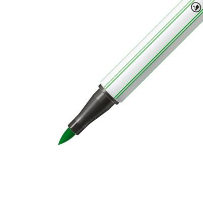 Brushstift STABILO Pen 568/33 lichtgroen | 10 stuks