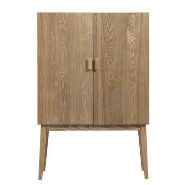 Wandkast Enea - essen naturel - 150x100x40 cm - Leen Bakker