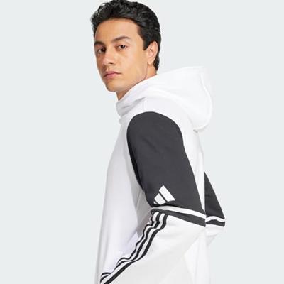 adidas Squadra 25 Hoodie Wit Zwart adidas Squadra 25 Hoodie Wit Zwart