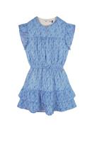 NoBell zomer jurk meisjes - blauw - AOP, boho streep - Mayal - thumbnail