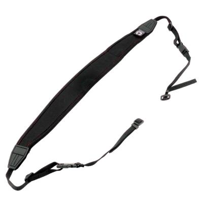 Caruba Camera Neckstrap - extra long + Quick release (black+red)