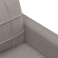 4-delige Loungeset met kussens stof taupe - thumbnail