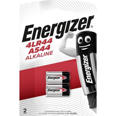 Energizer alkaline 6v 4lr44/a544 blister 2 stuks