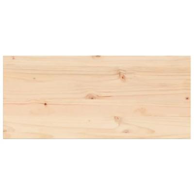 Tafelblad rechthoekig 90x40x2,5 cm massief grenenhout