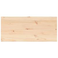 Tafelblad rechthoekig 90x40x2,5 cm massief grenenhout - thumbnail