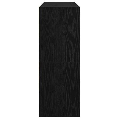 Schoenenrekken 2 st stapelbaar 89,5x30x40 cm bruin eikenkleur