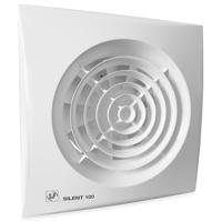 S en P Silent 100 CRZ badkamerventilator met instelbare nalooptimer wit - thumbnail