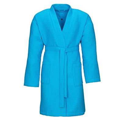 Vossen Vossen Unisex badjas ROM Pique-U turquoise L