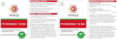 Vitals Pycnogenol 60 Capsules