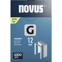 Novus Tools 042-0768 Nieten met plat draad Type 11 5000 stuk(s) Afm. (l x b) 12 mm x 10.6 mm - thumbnail