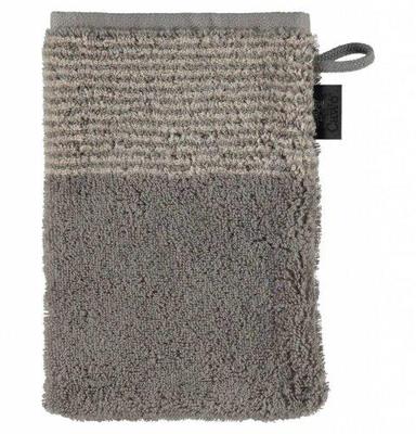 Cawö Cawo Two-Tone Washandje Grafiet 16x22