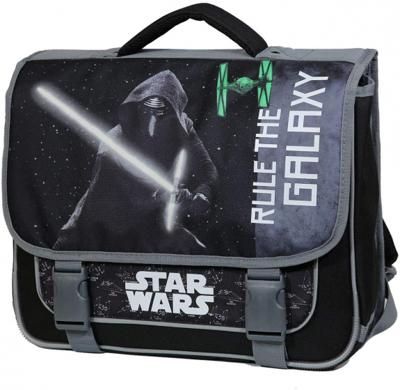 Star Wars schooltas 38 x 14 x 34 cm polyester zwart/grijs Star Wars schooltas 38 x 14 x 34 cm polyester zwart/grijs