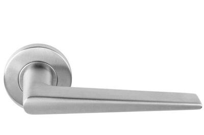 Formani Basics LB21 deurkruk geveerd op rozet - mat RVS