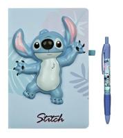 Undercover Squishy notitieboek stitch met pen - thumbnail
