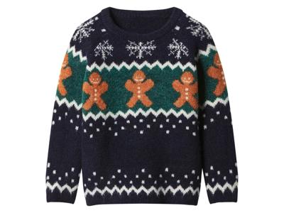 lupilu Gebreide kinder kersttrui (Marineblauw, 122/128) lupilu Gebreide kinder kersttrui (Marineblauw, 122/128)