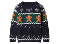 lupilu Gebreide kinder kersttrui (Marineblauw, 122/128) - thumbnail