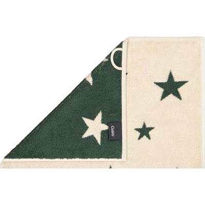 Cawö Cawo Christmas Edition 792 Stars Handdoek beige