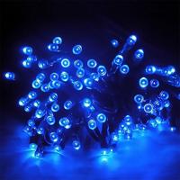 200 LEDs outdoor waterdicht kerst Festival decoratie zonne lamp tekenreeks lengte: 22m (blauw) - thumbnail