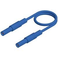 SKS Hirschmann MLS GG 200/1 bl Veiligheidsmeetsnoer Banaanstekker 4 mm Banaanstekker 4 mm 2.00 m Blauw 1 stuk(s) - thumbnail