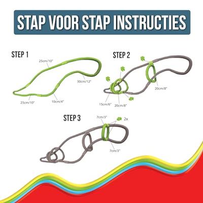 Clics Spaghetteez twist-a-saurus rex flexibele bouwstaafjes, 64dlg.
