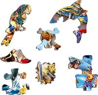 Selecta Larsen legpuzzel het piratengevecht, 39st. - thumbnail